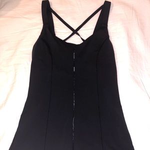 Black Lululemon tank top size small